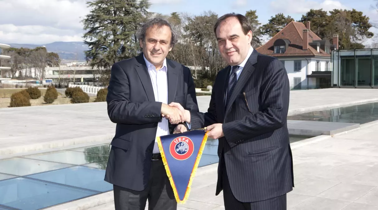 Yıldırım Demirören Platini\'ye Gitti