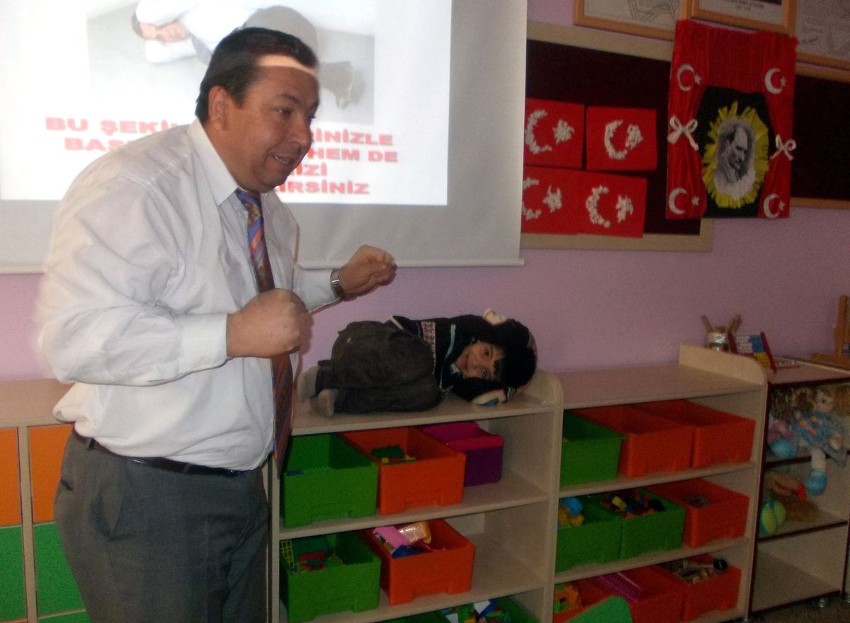 Anaokulunda Deprem Tatbikatı