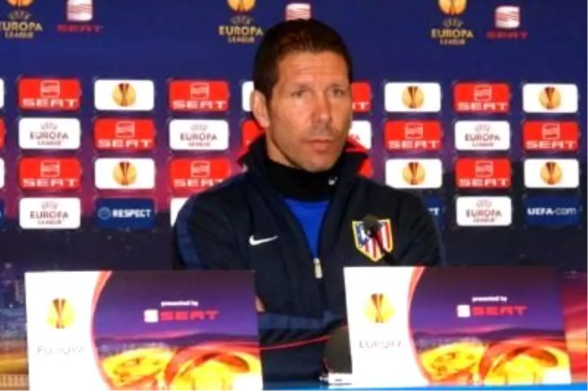 Atletico Madrid Teknik Direktörü Simeone: Favori Yok. Her İki Maçta da Her Şey Olabilir