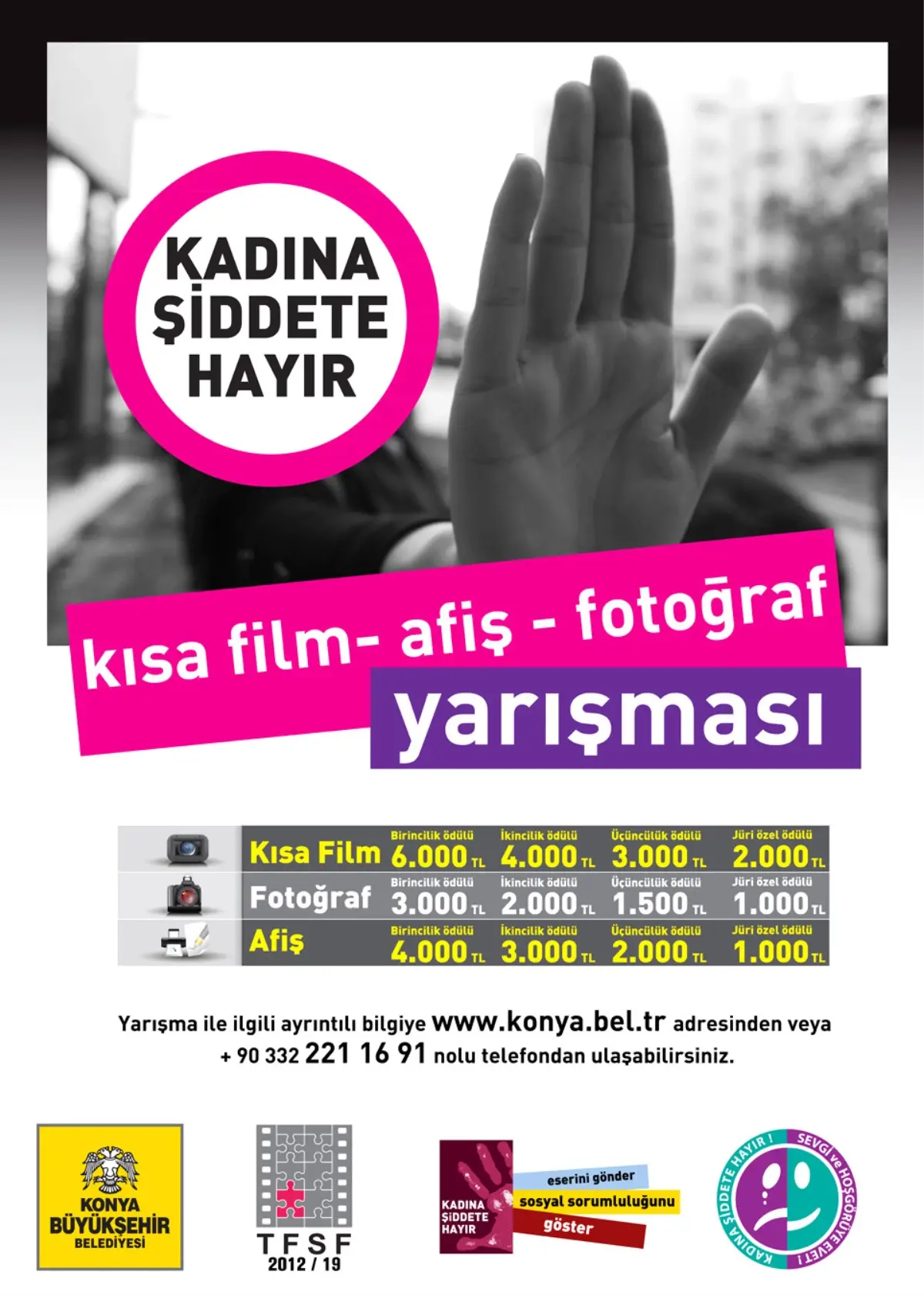 Konya Büyükşehir Belediyesi\'nden Afiş ve Kısa Film Yarışması