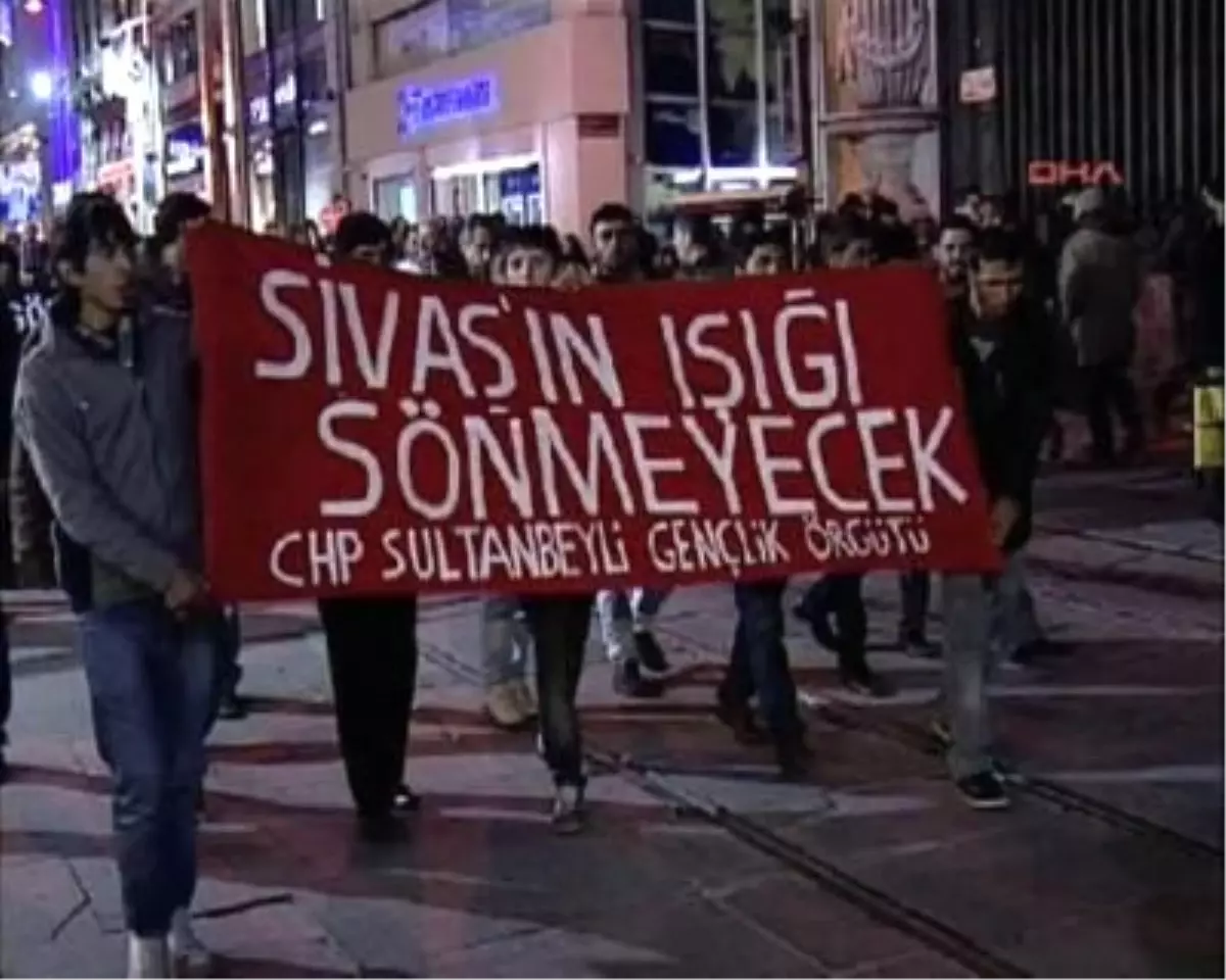 CHP\'liler Sivas Katliamı Davasının Zaman Aşımına Uğramasını Protesto Etti