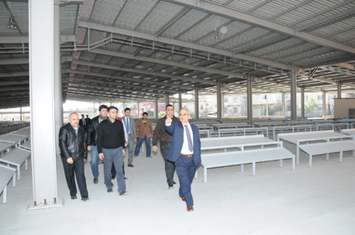 Sabit Semt Pazarı İnşaatı Tamamlandı