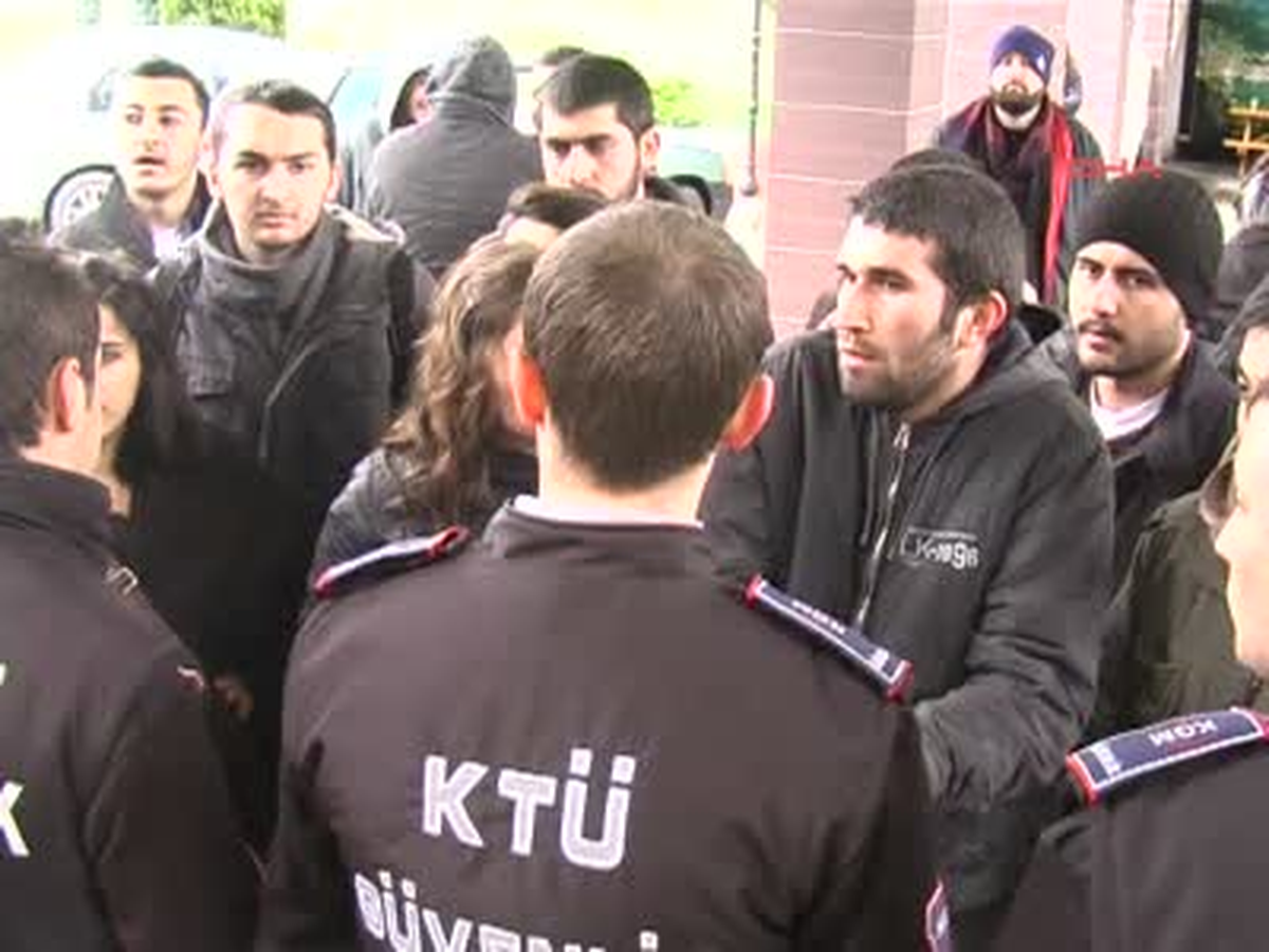 KTÜ\'de Gerginlik; 16 Öğrenci Gözaltında