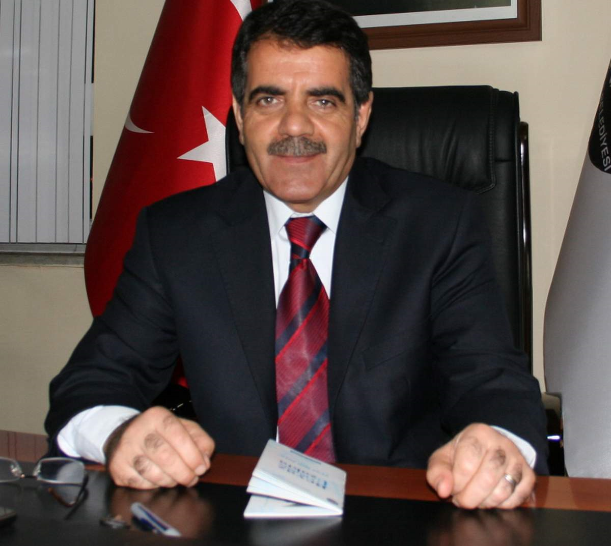 Kars Belediye Başkanı Nevzat Bozkuş İstiklal Marşı\'nın Kabulünün 91\'nci Yıldönümü Dolayısıyla Bir...