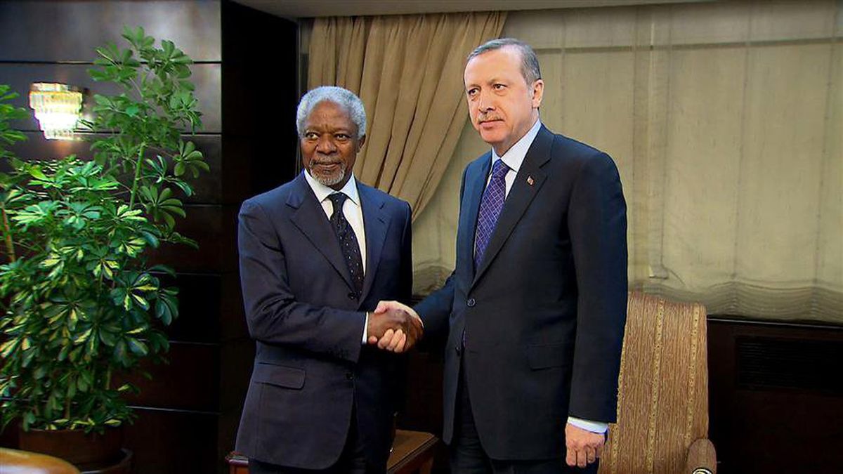 Başbakan Erdoğan, Annan\'la Görüştü