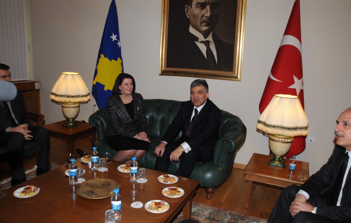 Cumhurbaşkanı Gül, Kosova Cumhurbaşkanı ile Görüştü