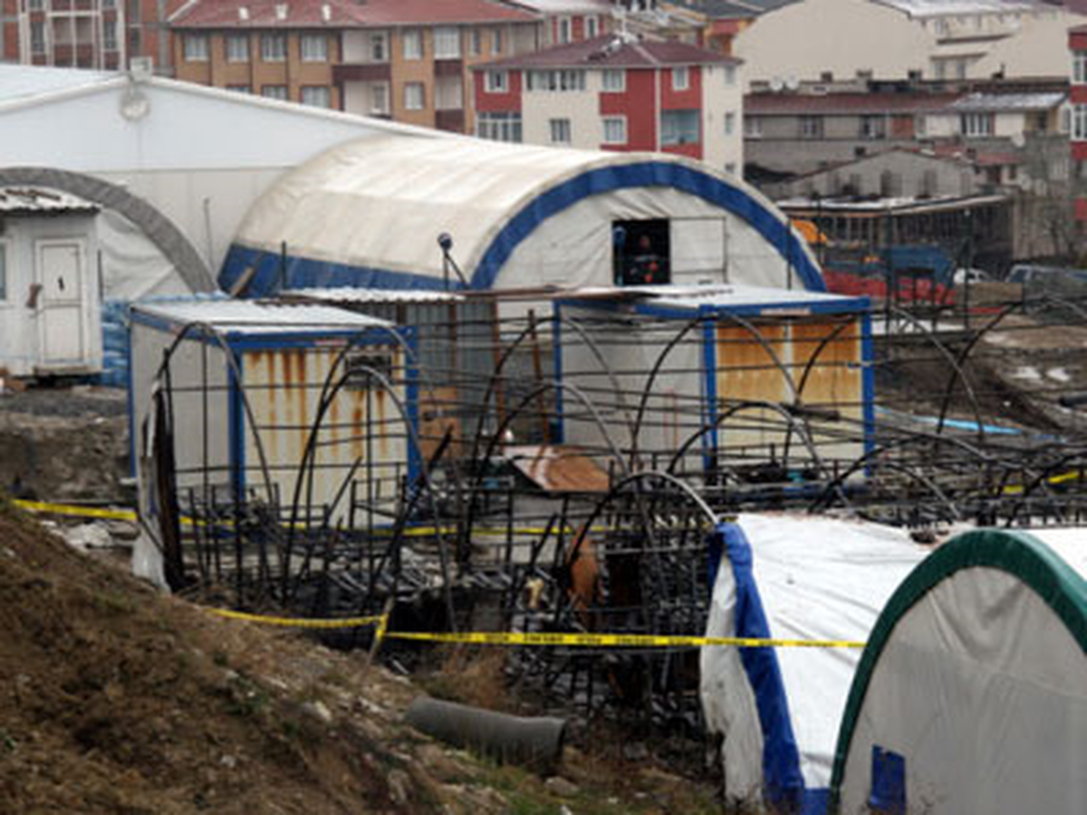 Esenyurt'taki Yangın