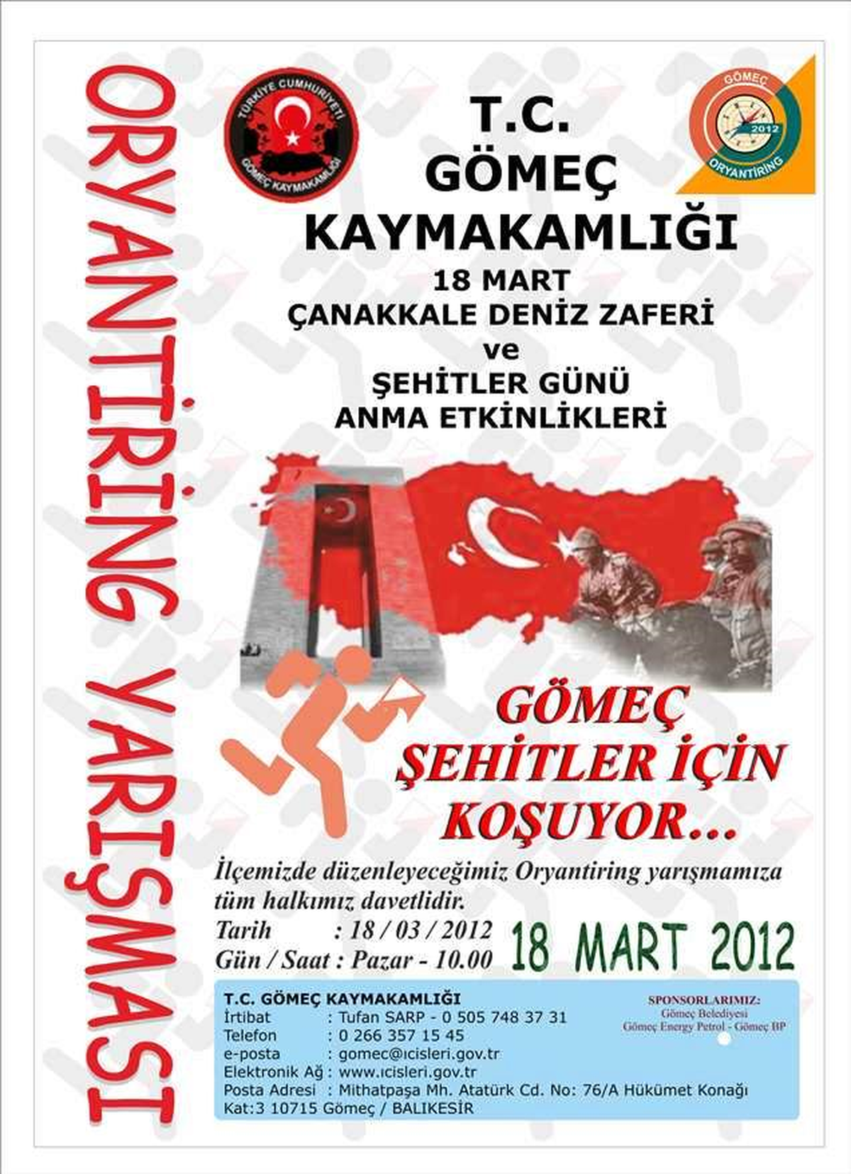 Gömeç'te Oryantring Yarışması İçin Hazırlıklar Tamam