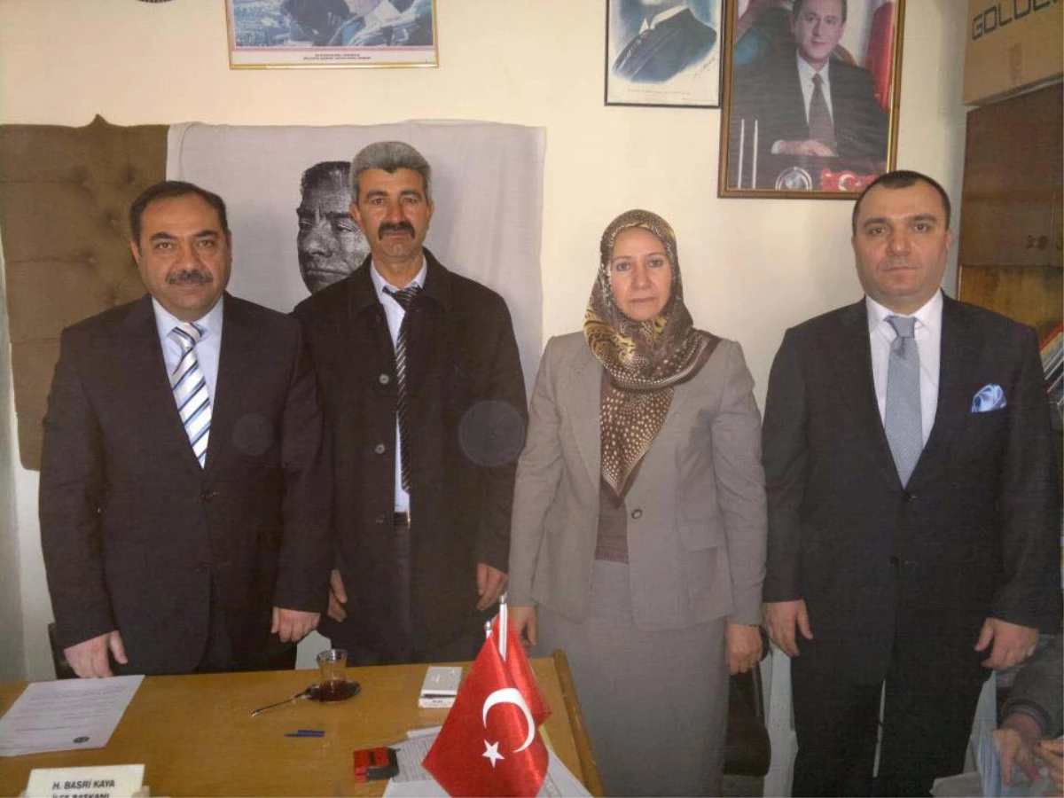 MHP Yazıhan\'da Başkanlığa Hasan Basri Kaya Yeniden Seçildi