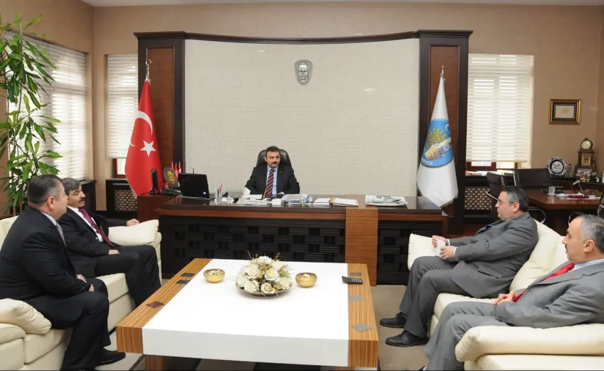 Türk Ocakları Çorum Şubesi'nden Başkan Külcü'ye Ziyaret