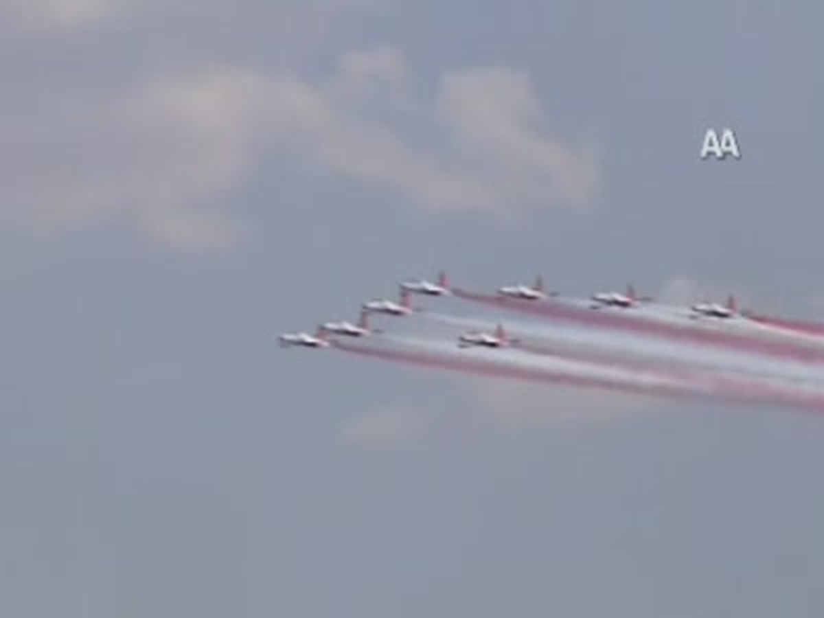 Akrobasi Uçağı Düştü
