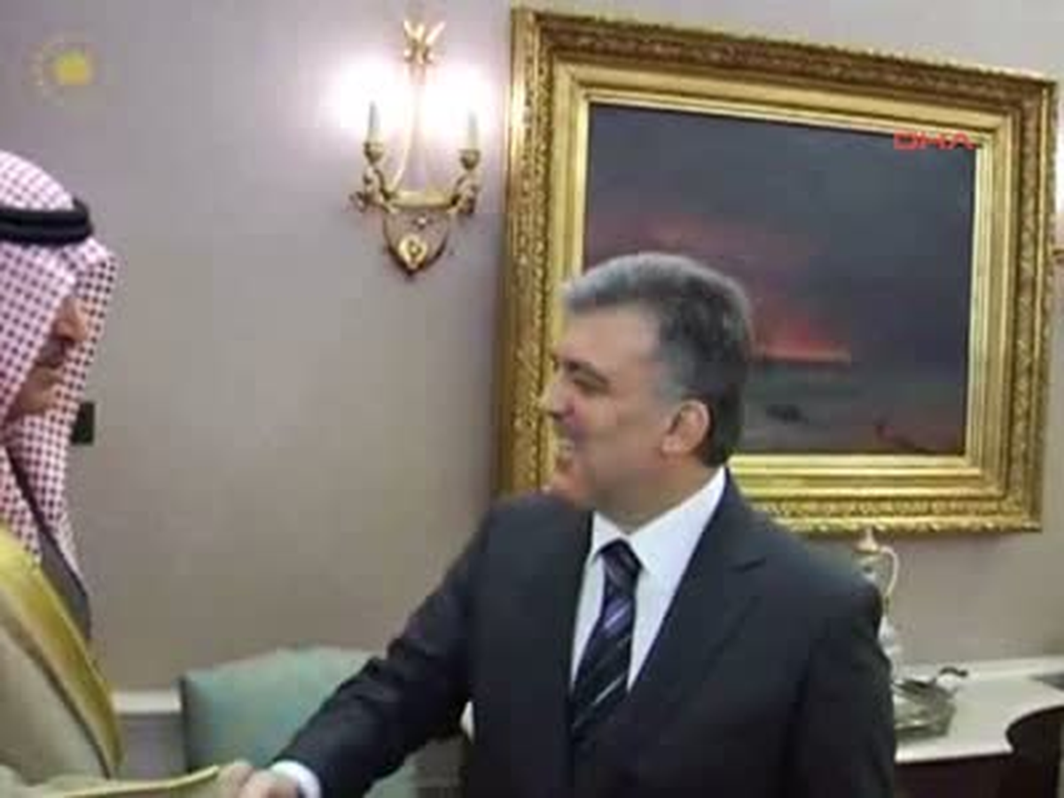 Suudi Arabistan Kızılayı Başkanı Prens Faysal Çankaya Köşkü\'nde
