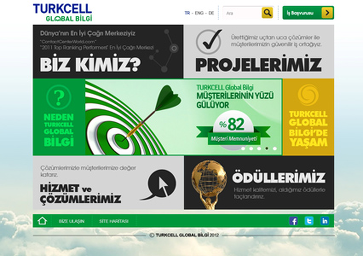 Turkcell Global Bilgi Web\'deki Yüzünü Yeniledi