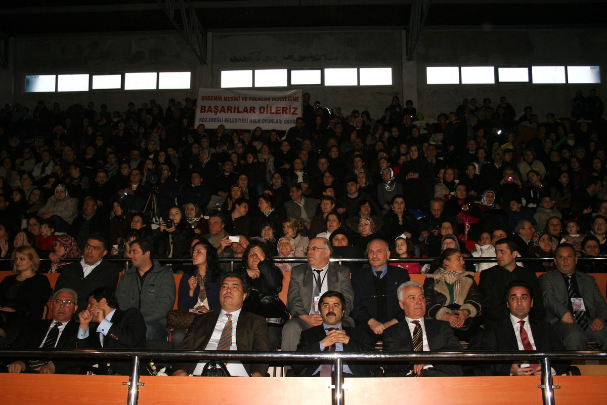 Türkiye Halk Oyunları Federasyonu Zonguldak İl Birinciliği Yarışması Yapıldı