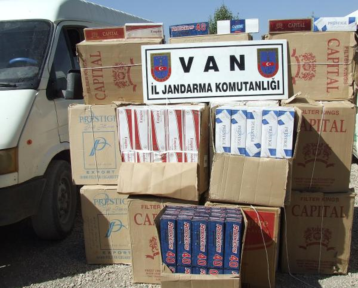 Van\'da Kaçak Sigara Operasyonu