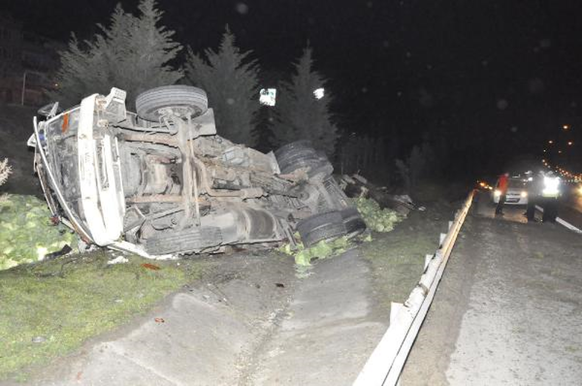 10 Ton Lahana Yeşil Alana Saçıldı