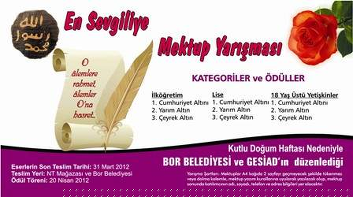 Bor\'da Anlamlı Yarışma