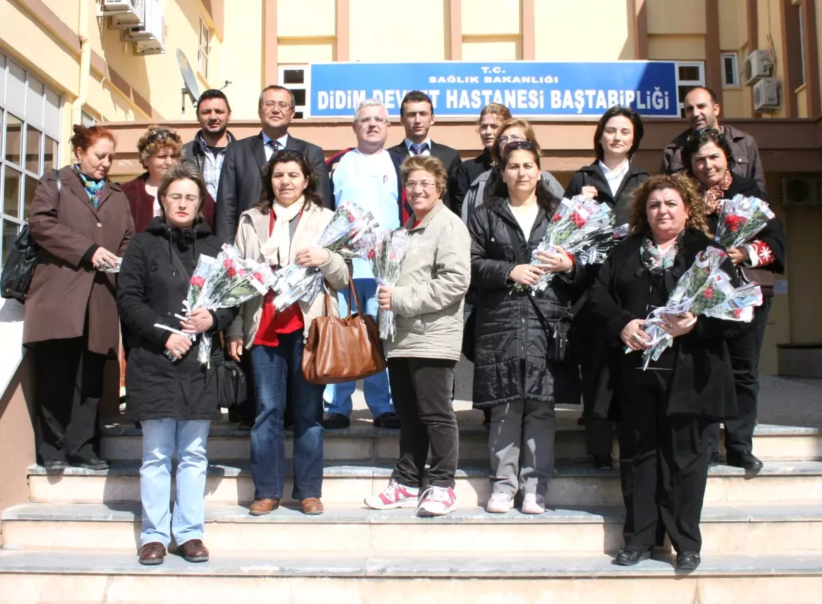 Didim CHP\'den Sağlıkçılara Tıp Bayramı Ziyareti