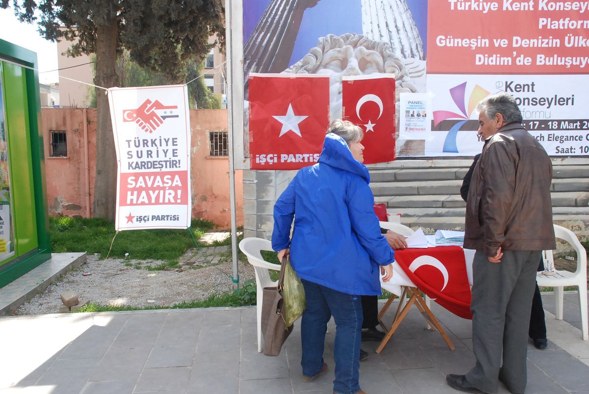 Didim İp\'den Savaşa Karşı İmza Kampanyası