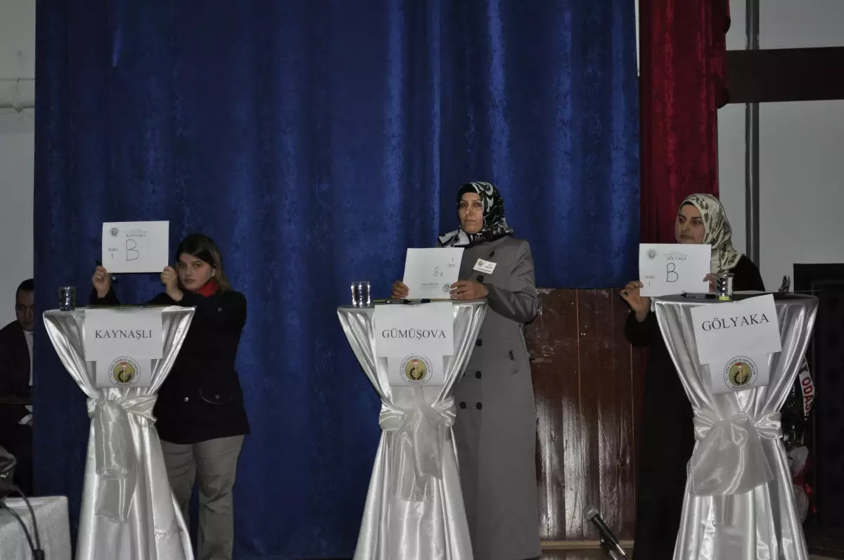 Düzce'de Kadın Çiftçiler Bilgilerini Yarıştırdı