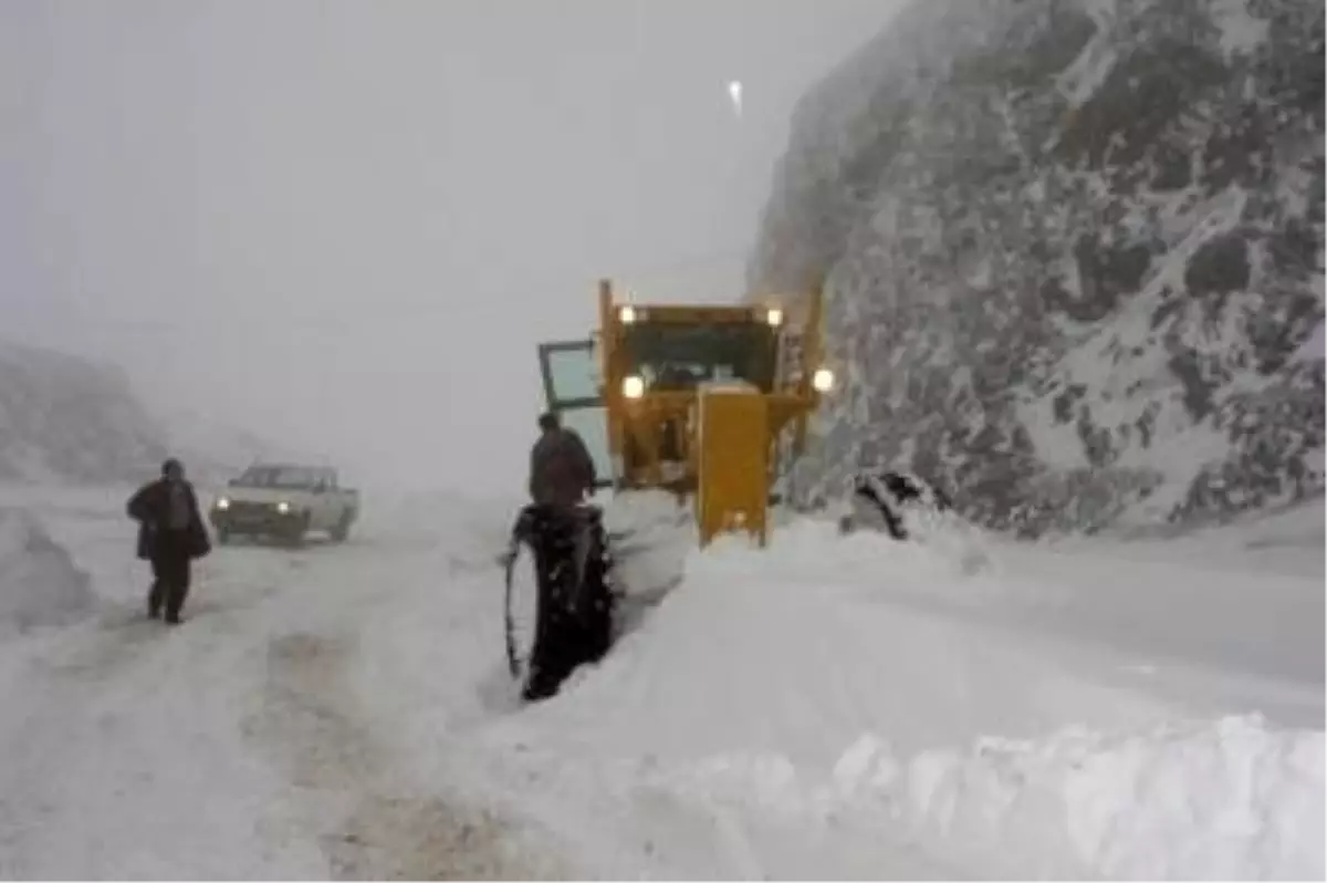 Hakkari-Çukurca Karayoluna Çığ Düştü