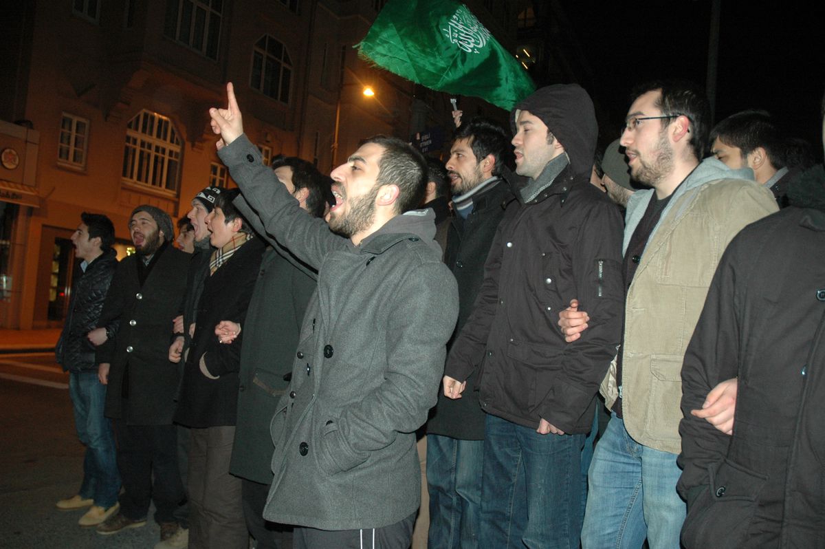 İstanbul\'da Suriye Eylemi