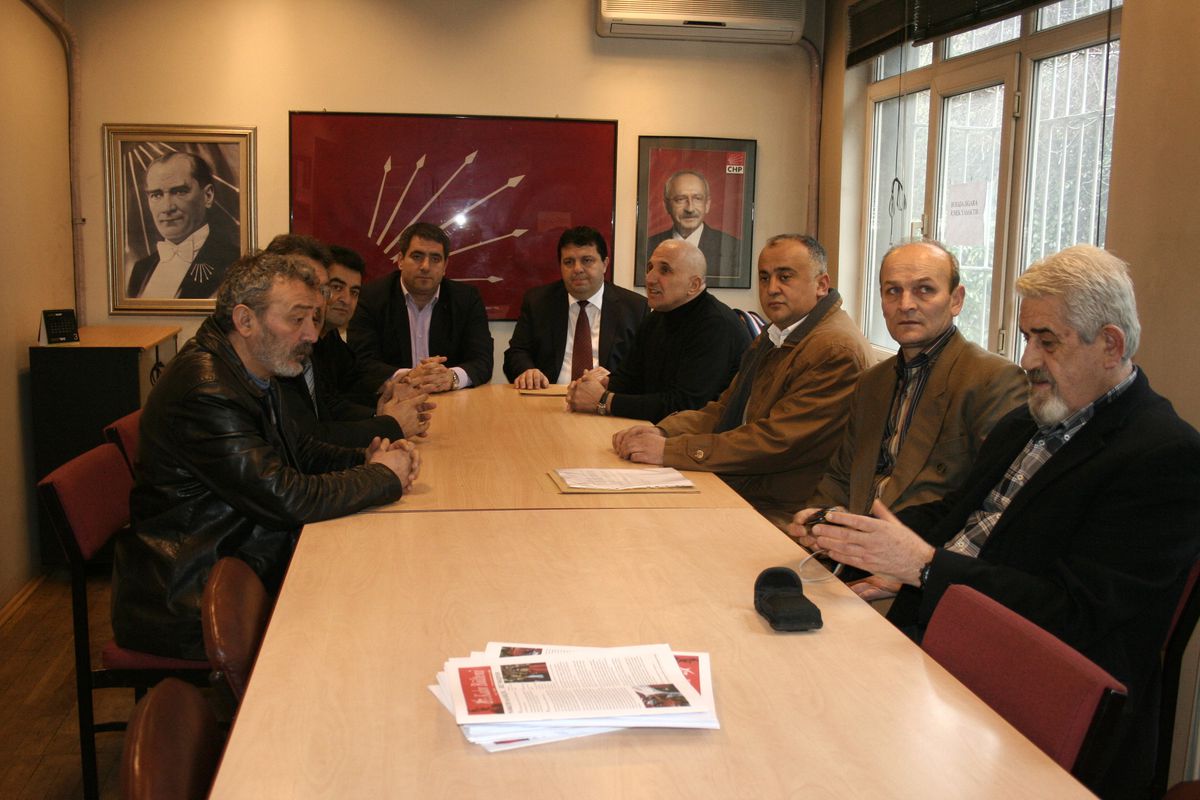 Kent Konseyi Üyeleri, CHP Yönetimini Ziyaret Etti