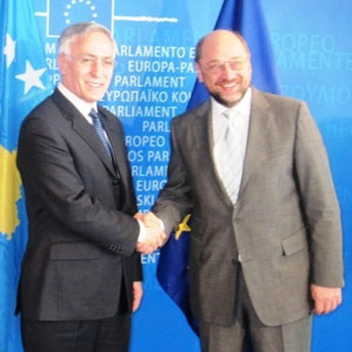 Kosova Meclis Başkanı Krasniki, AP Başkanı Schulz\'la Görüştü