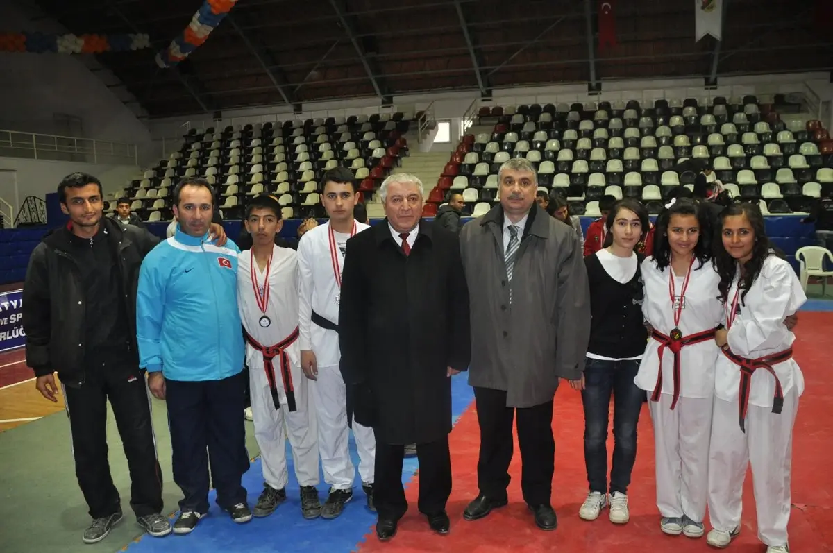 Okullar Arası Yıldızlar Tekvando İl Birinciliği Müsabakaları Sona Erdi