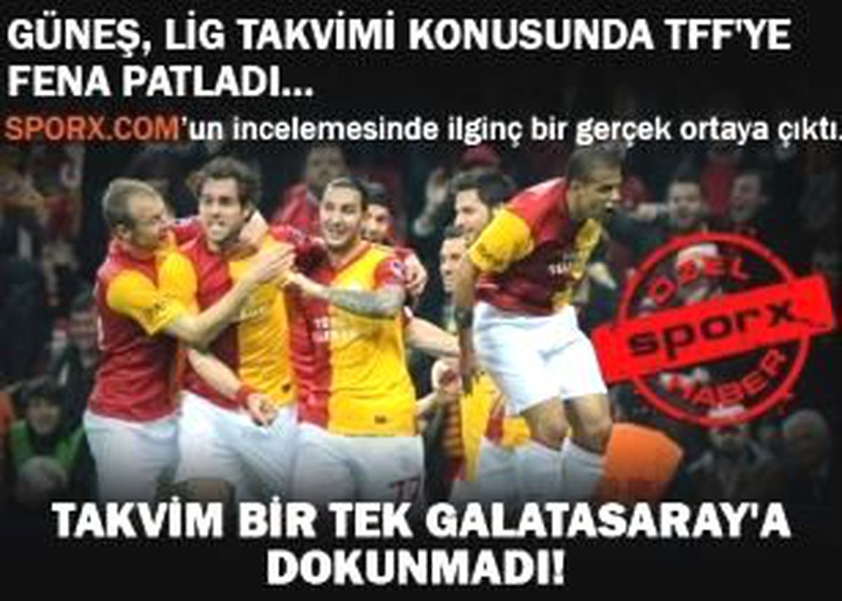 Takvim Bir Tek G.saray\'a Dokunmadı