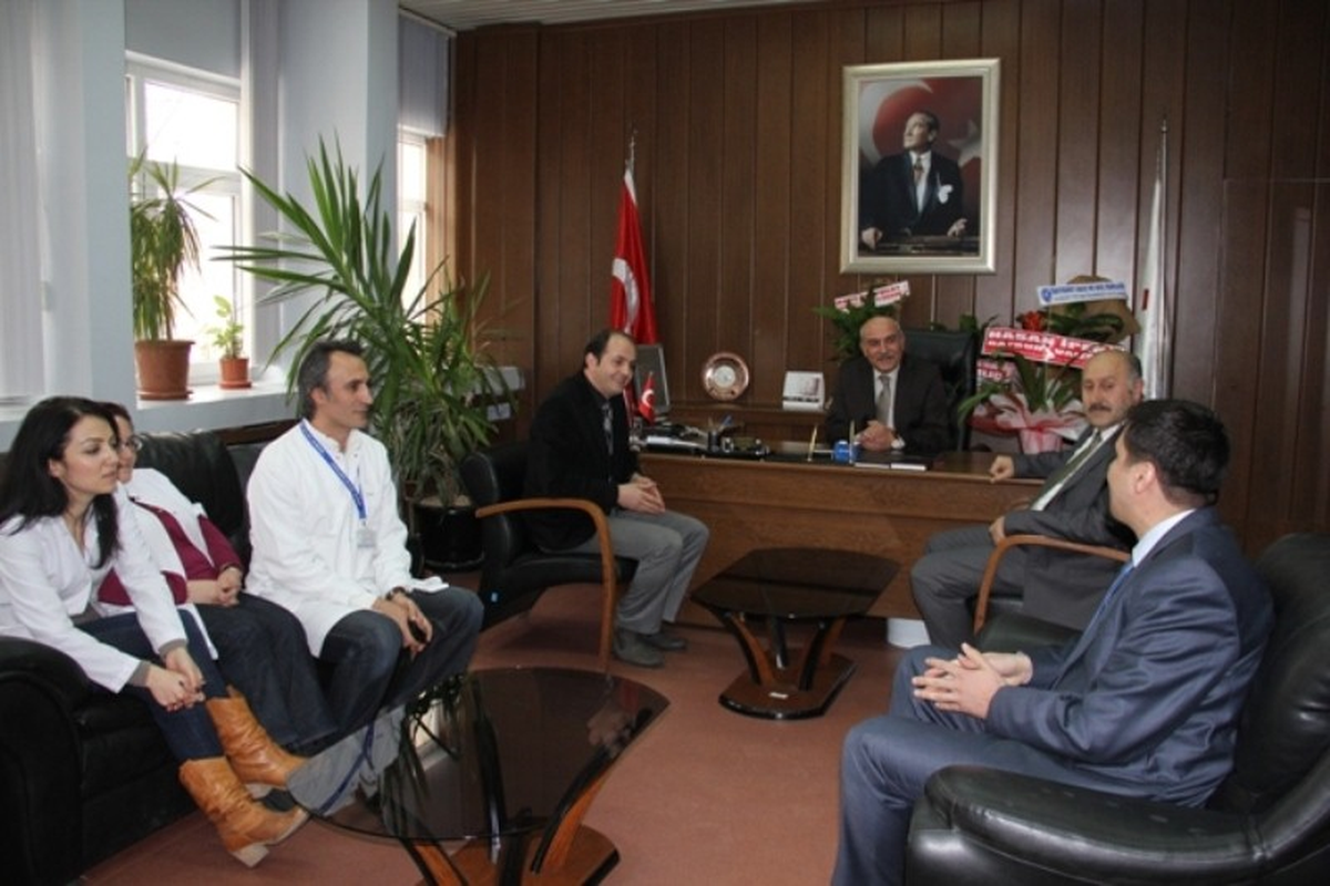 14 Mart Tıp Bayramı Nedeniyle Hastaneyi Ziyaret Ettiler