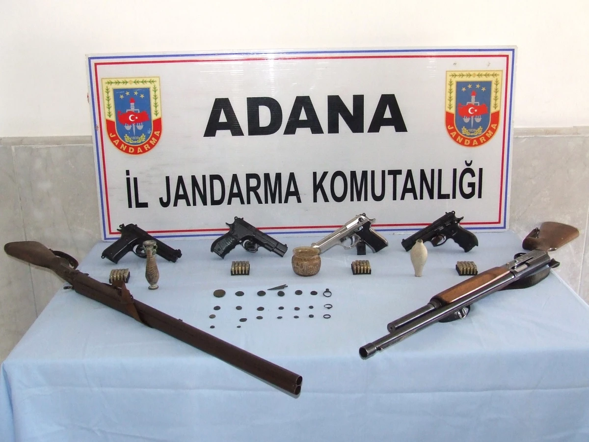 Adana\'da Silah ve Tarihi Eser Operasyonu