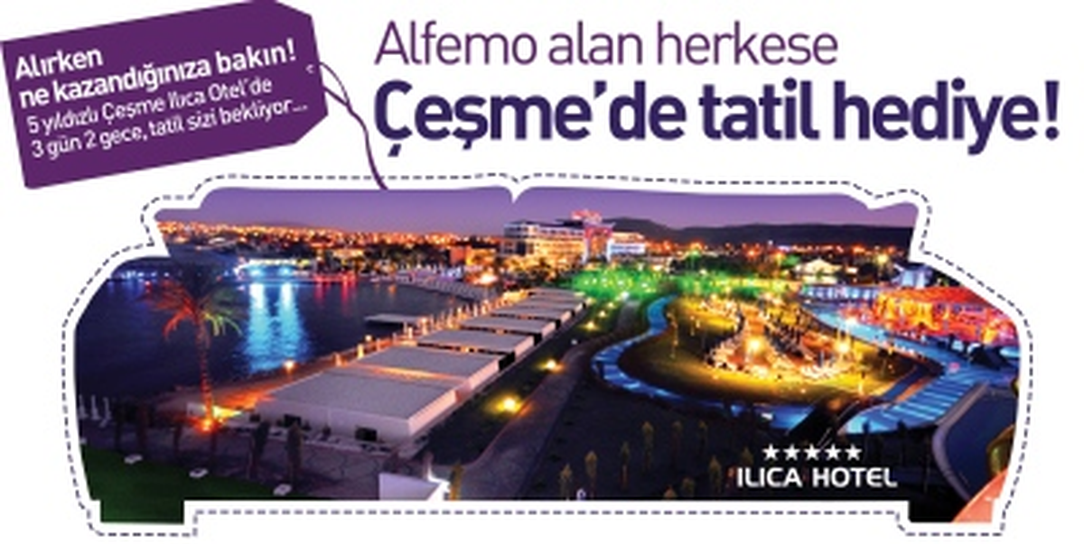 Alfemo Alana Çeşme\'de 5 Yıldızlı Tatil