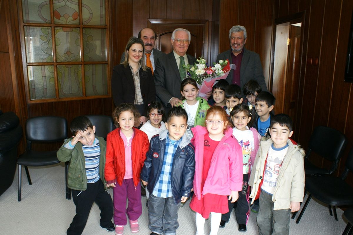 Başkan Yıldırım, Minikleri Ağırladı