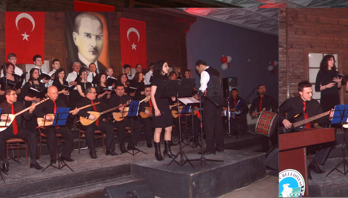 Belediye Türk Halk Müziği Topluluğu Konser Verdi