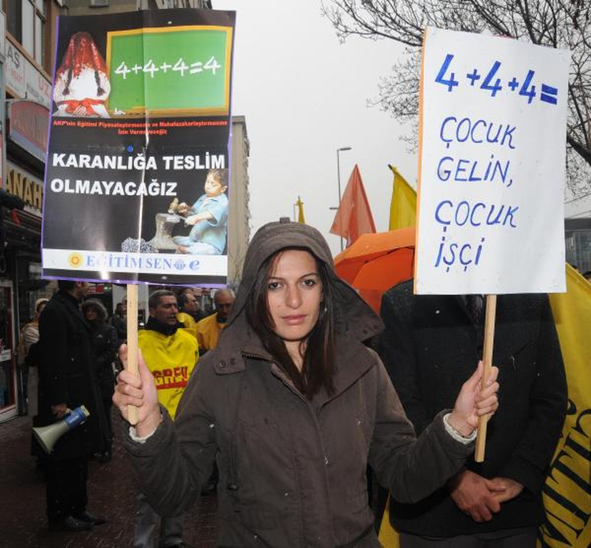 Eğitimcilerden İş Bırakma Eylemi