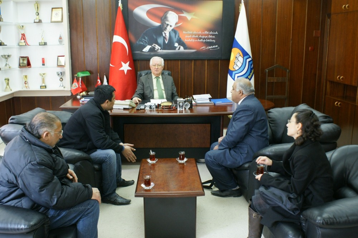 Görme Engellilerden Başkan Yıldırım\'a Ziyaret