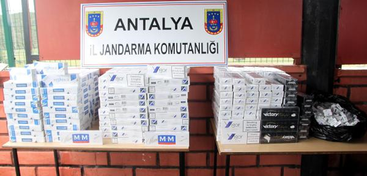 Manavgat\'ta Kaçak Sigara Operasyonu