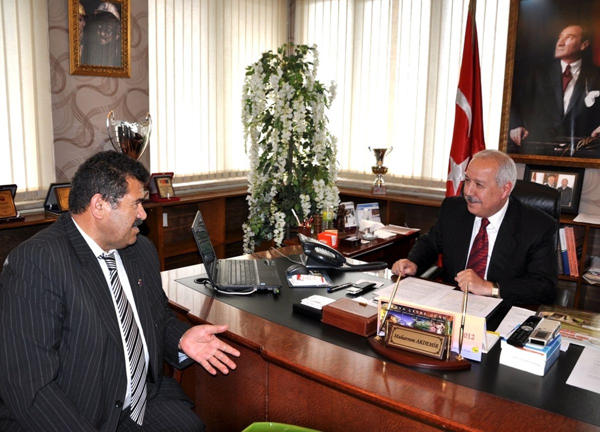 Niğde Azatlı Belediye Başkanı\'ndan Başkan Akdemir\'e Ziyaret