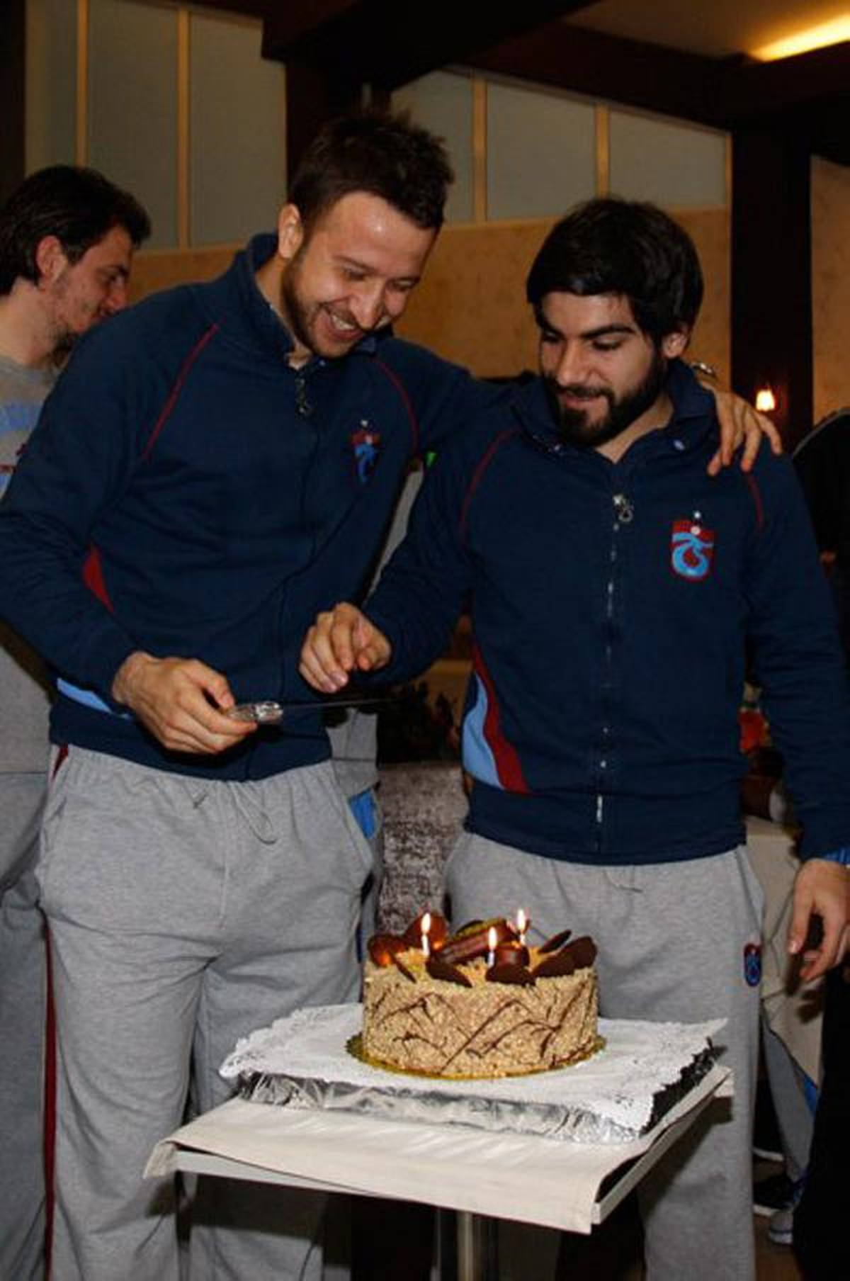 Trabzonspor'da Giray ve Sercan'a Doğum Günü Sürprizi