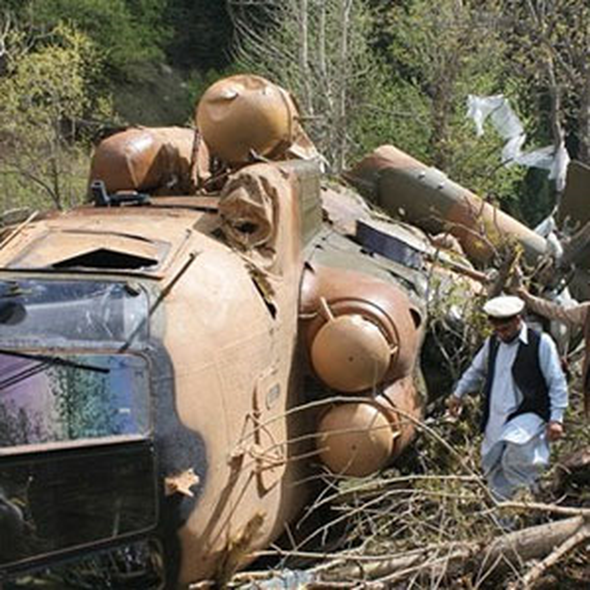 Afganistan\'da Türk Helikopterinin Düşmesi