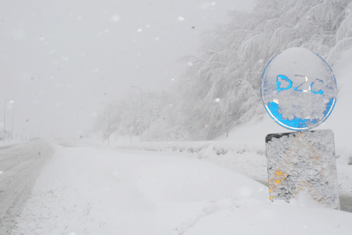Bolu Dağı\'nda Kar Yağışı Etkili Oluyor
