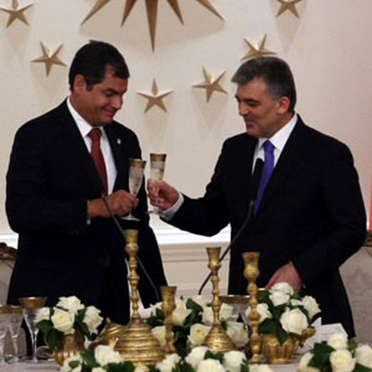 Cumhurbaşkanı Gül\'ün Ekvador Cumhurbaşkanı Correa Onuruna Verdiği Yemek