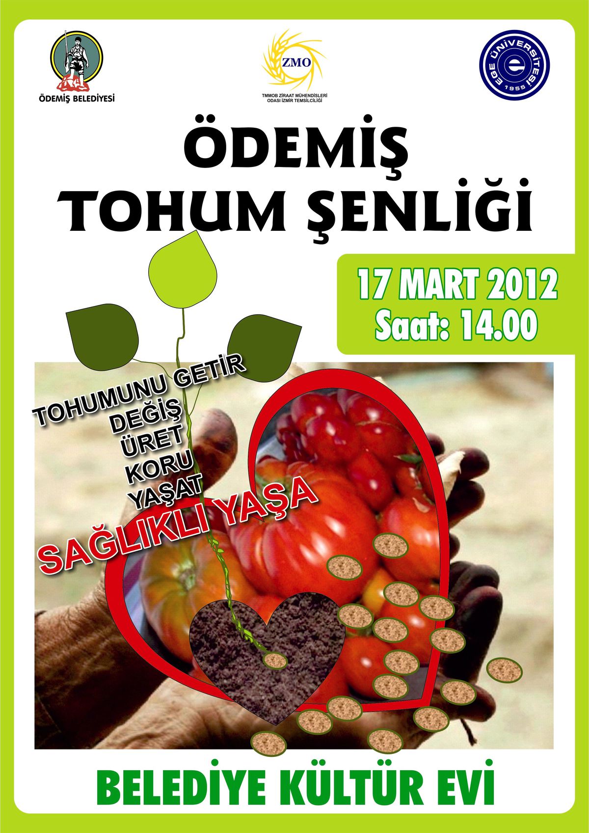Ödemiş\'te Takas Tohum Şenliği Yapılacak