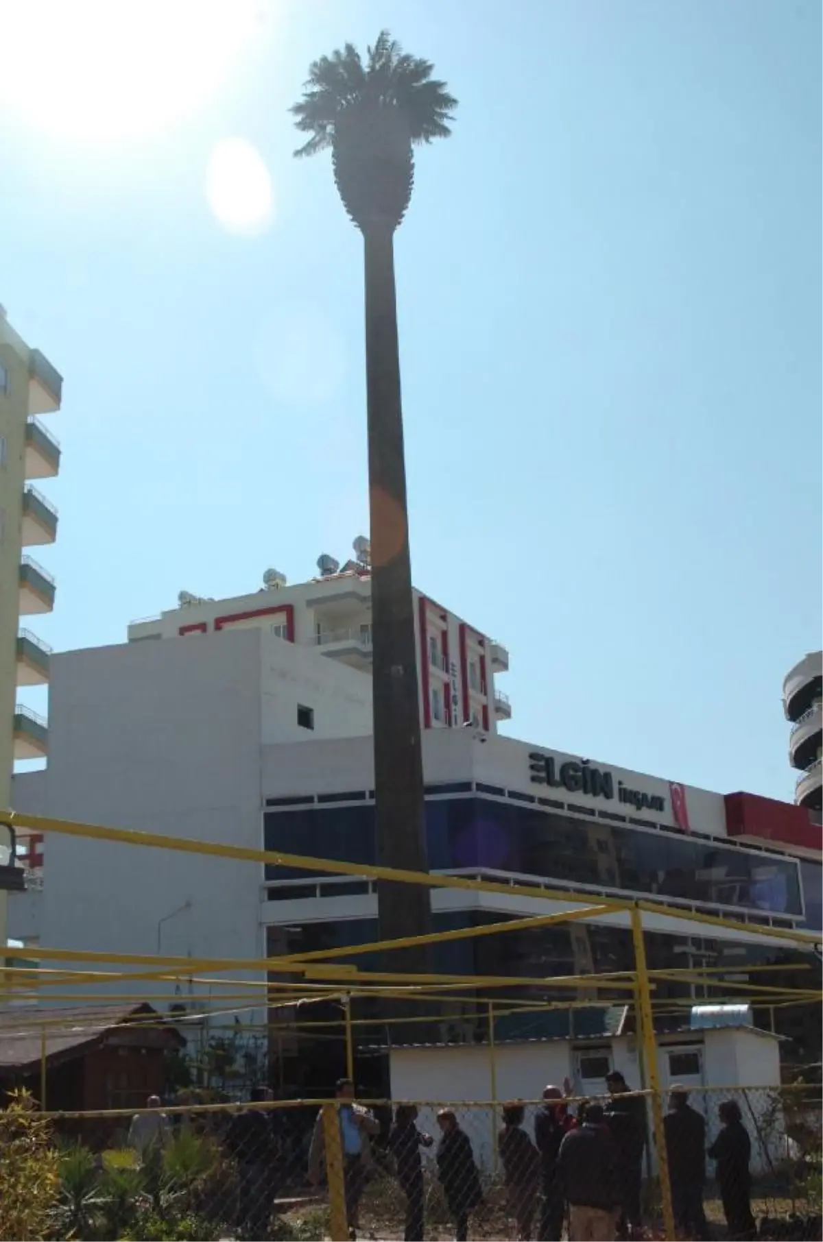 Palmiye Görünümlü Baz İstasyonuna Mahalleli Tepkisi