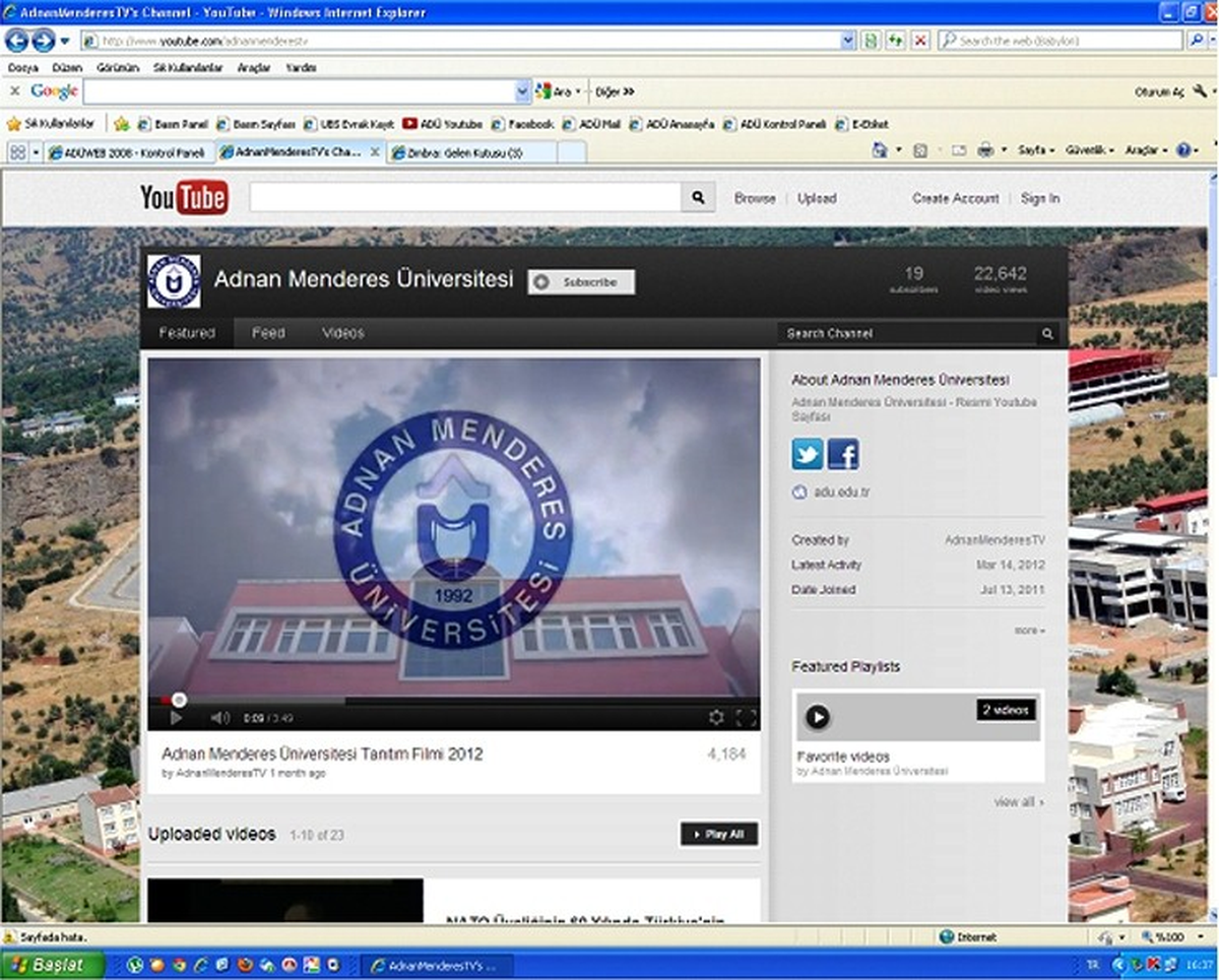 ADÜ\'nün Videoları Tıklanma Rekorları Kırıyor