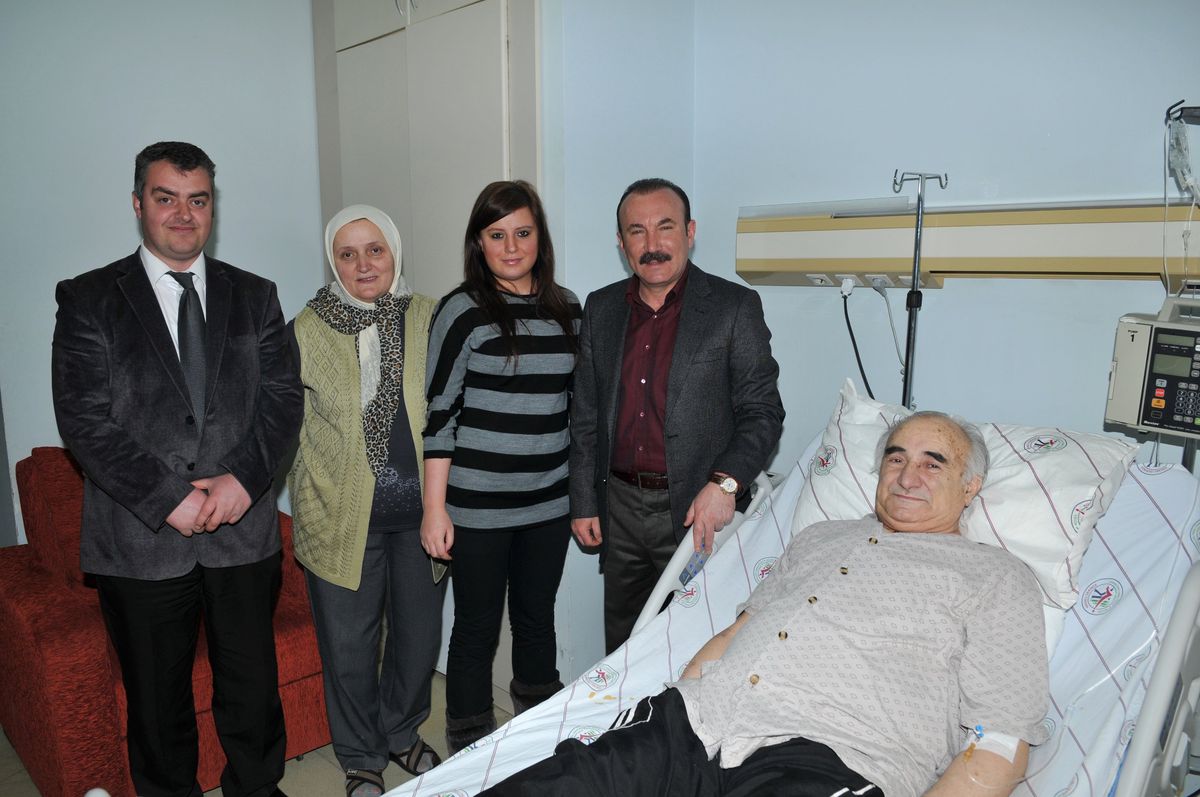 Başkan Doğan\'dan Kazım Balkan\'a Moral Ziyareti