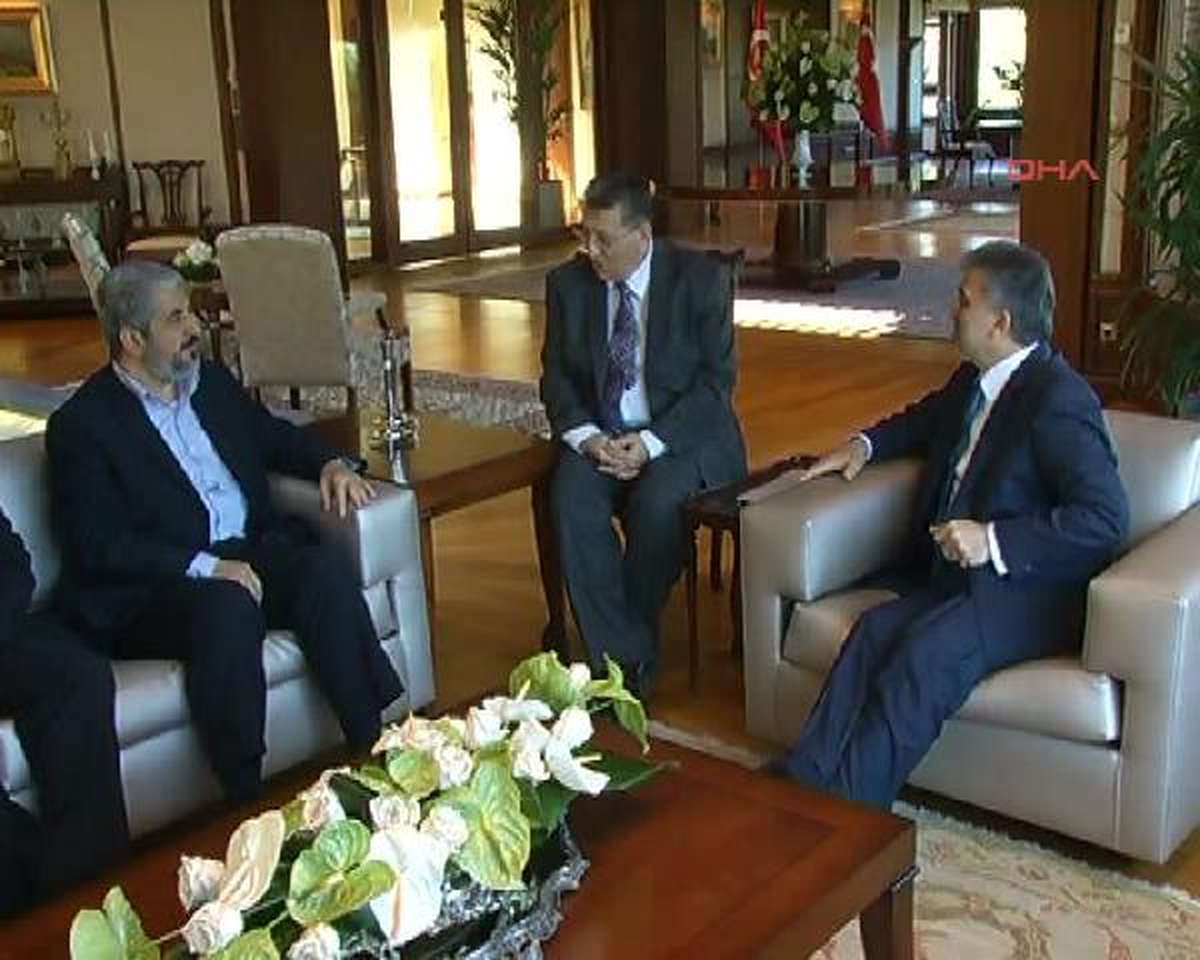 Cumhurbaşkanı Gül, Hamas Lideri Halid Meşal\'i Kabul Etti