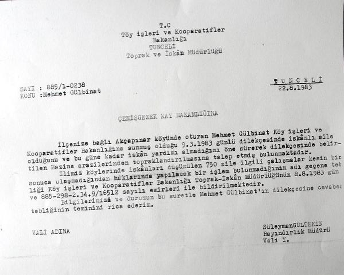 Dersim'deki Mallarına El Konulup Sürgün Edilen Aile, 74 Yıldır Hukuk Mücadelesi Veriyor