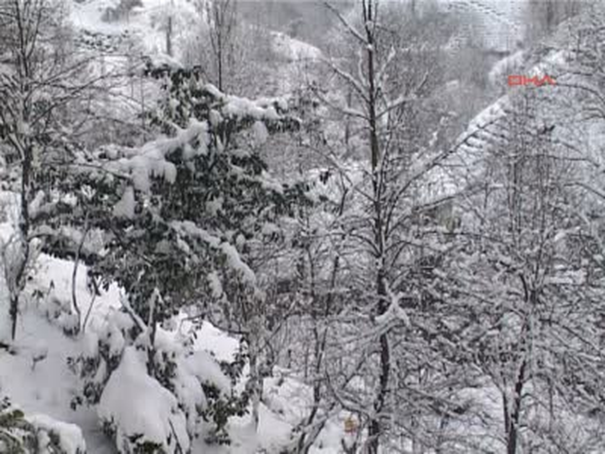 Rize\'de 228 Köy Yolu Ulaşıma Kapandı
